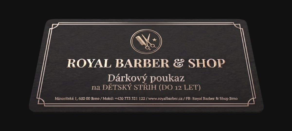 Dárkový poukaz na dětský střih